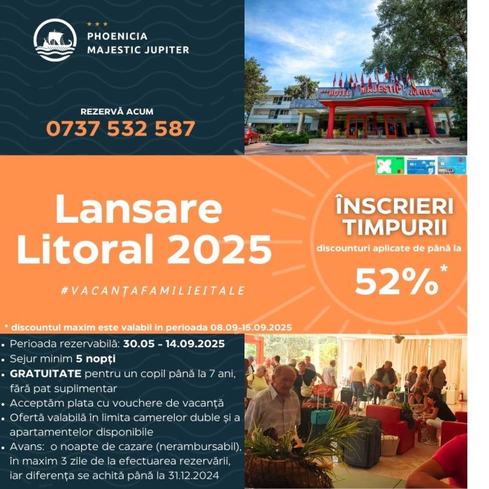 Lansare Litoral 2025 Inscrieri Timpurii