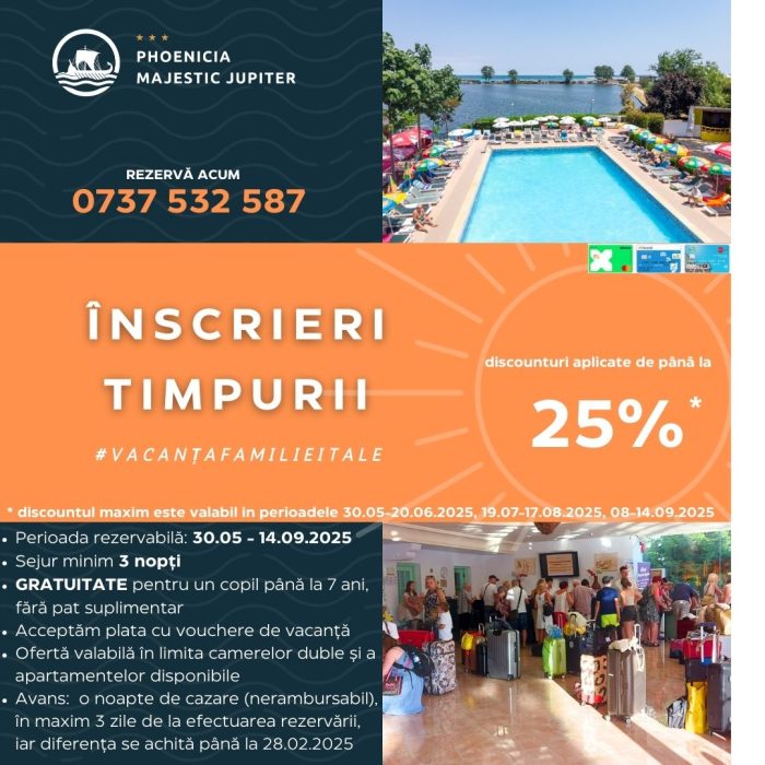 Inscrieri timpurii 2025